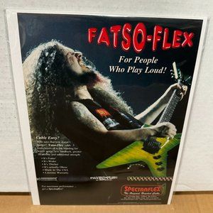 Dimebag Darrell of Pantera - Sprectraflex Cables - 1997 Print Advertisement